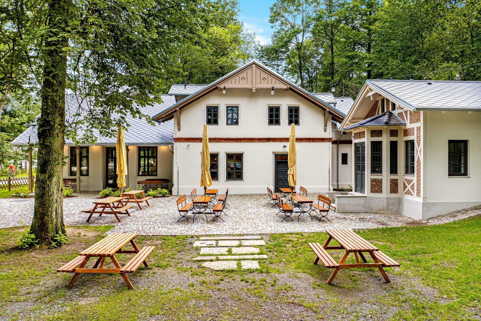 Vyletni Restaurace Rudolfov Otel Jindřichŭv Hradec Dış mekan fotoğraf